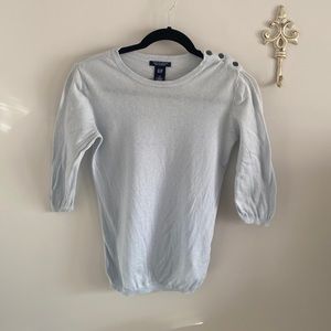 Light blue cashmere sweater